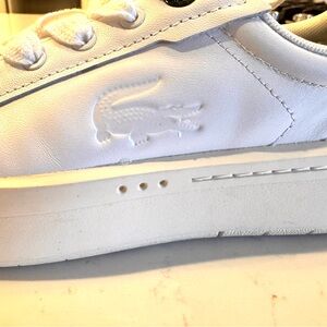 Lacoste Carnaby Platform White Sneakers Like New!